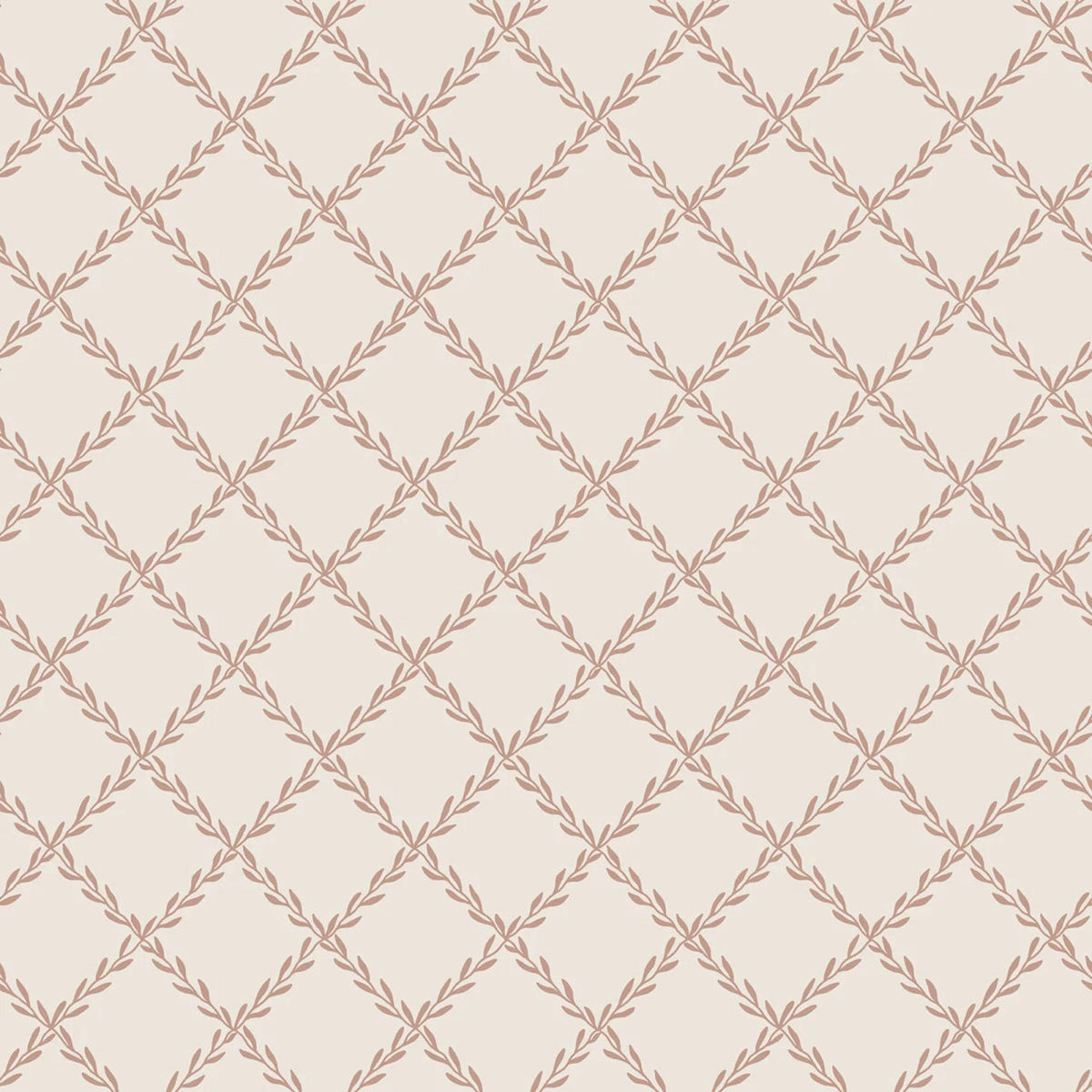 Trellis Essentials Terracotta Wallpaper By Sandberg