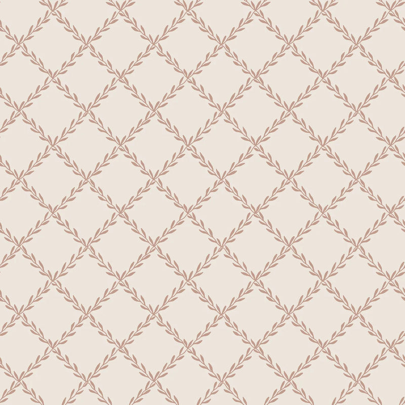 S10305 Trellis Essentials Terracotta Wallpaper By Sandberg