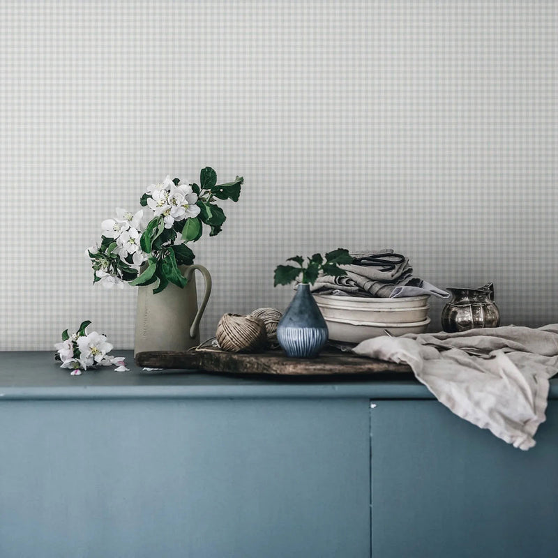 S10319 Ruta Essentials Misty Blue Wallpaper By Sandberg