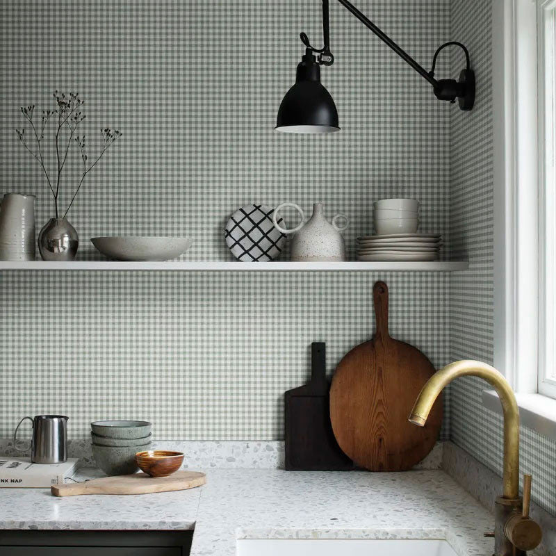 S10321 Ruta Essentials Forest Green Wallpaper By Sandberg