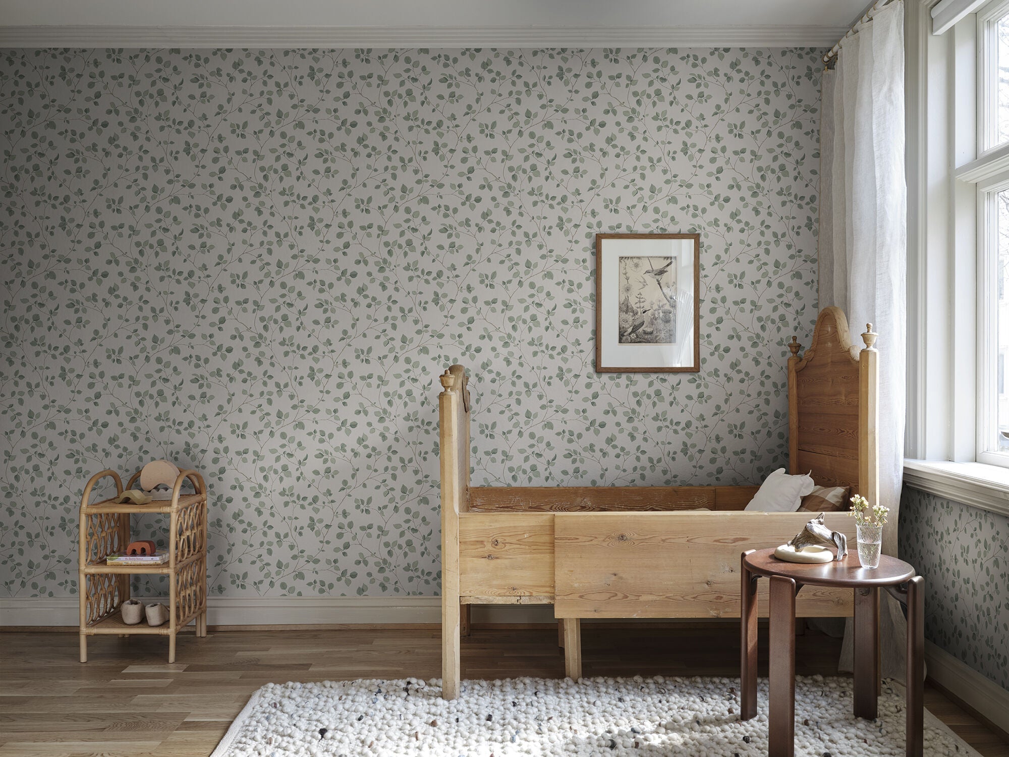 S10322 Garden Green Bokskog Mons Klint Wallpaper by Sandberg