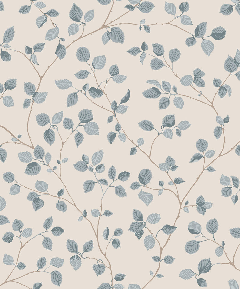 S10323 Misty Blue Bokskog Mons Klint Wallpaper by Sandberg