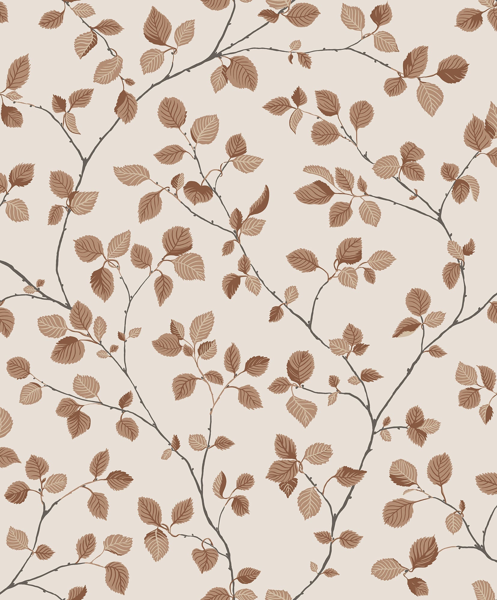 S10324 Terracotta Bokskog Mons Klint Wallpaper by Sandberg