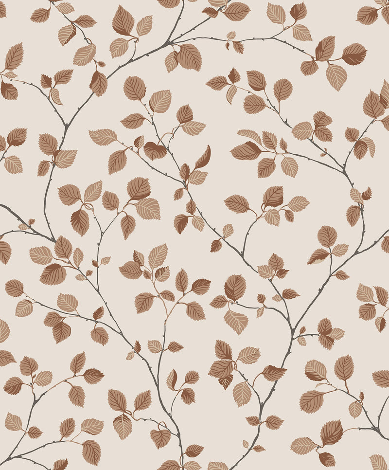S10324 Terracotta Bokskog Mons Klint Wallpaper by Sandberg