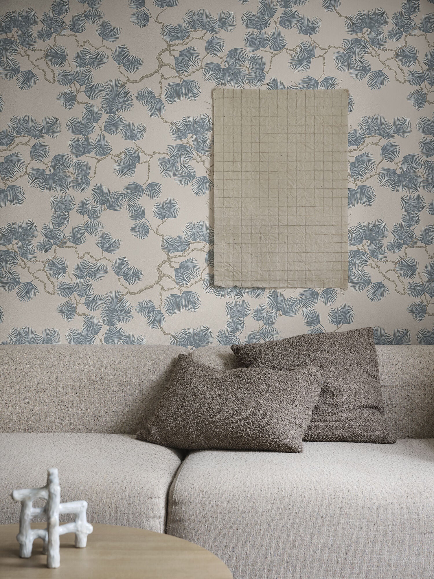 S10328 Misty Blue Pine Mons Klint Wallpaper by Sandberg