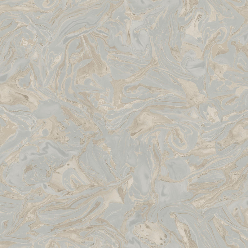 S10333 Misty Blue Marion Mons Klint Wallpaper by Sandberg