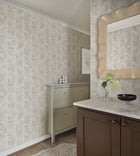 S10337 Beige Grace Mons Klint Wallpaper by Sandberg
