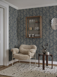 S10339 Midnight Blue Grace Mons Klint Wallpaper by Sandberg