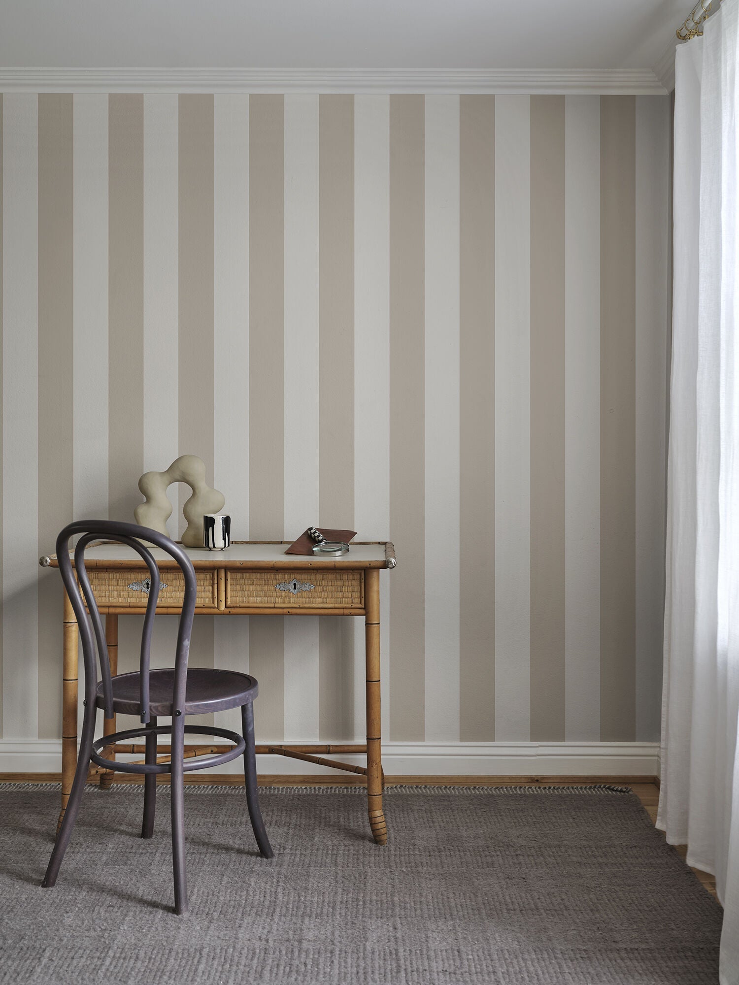 S10340 Beige Magnus Mons Klint Wallpaper by Sandberg