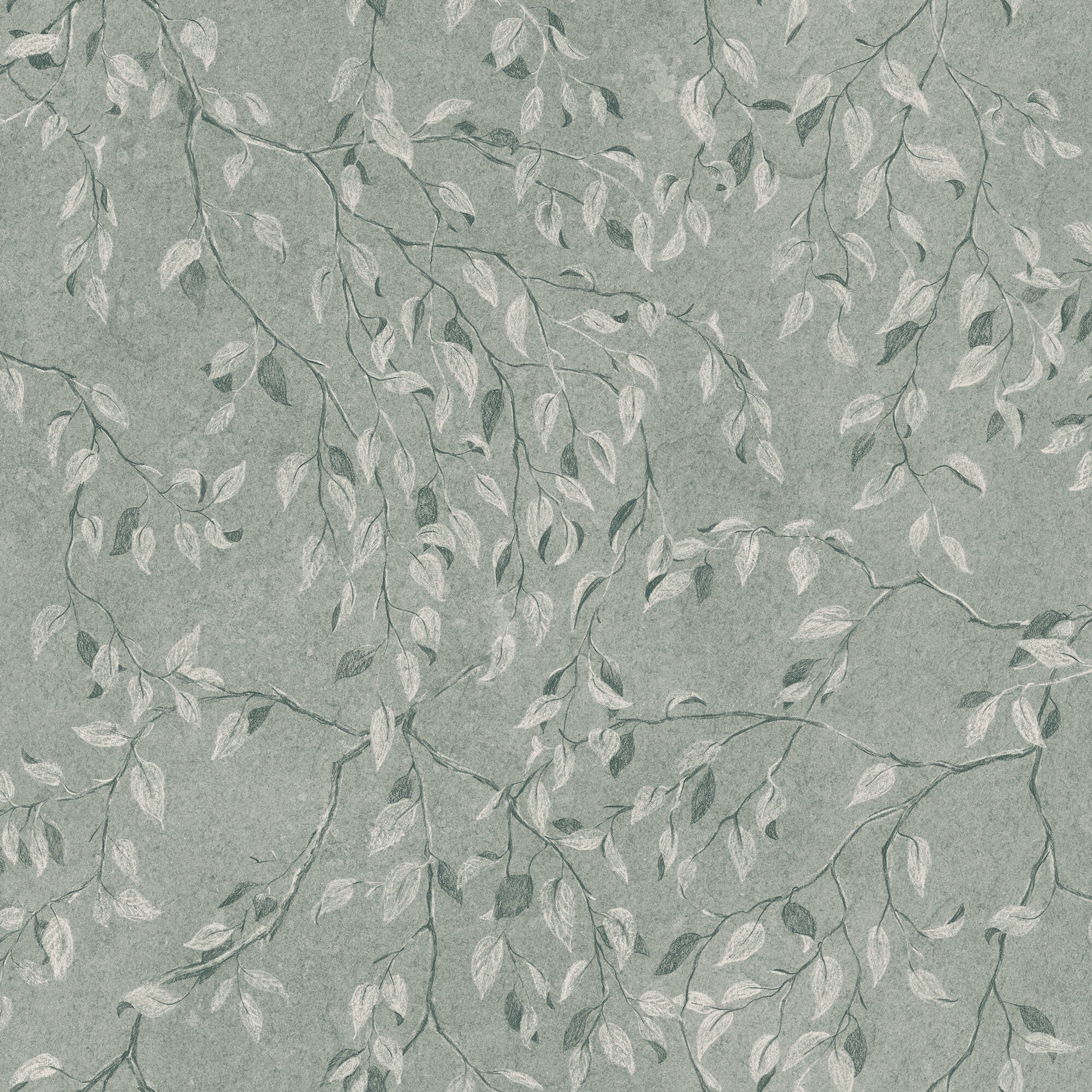 S10345 Forest Green Lise Mons Klint Wallpaper by Sandberg