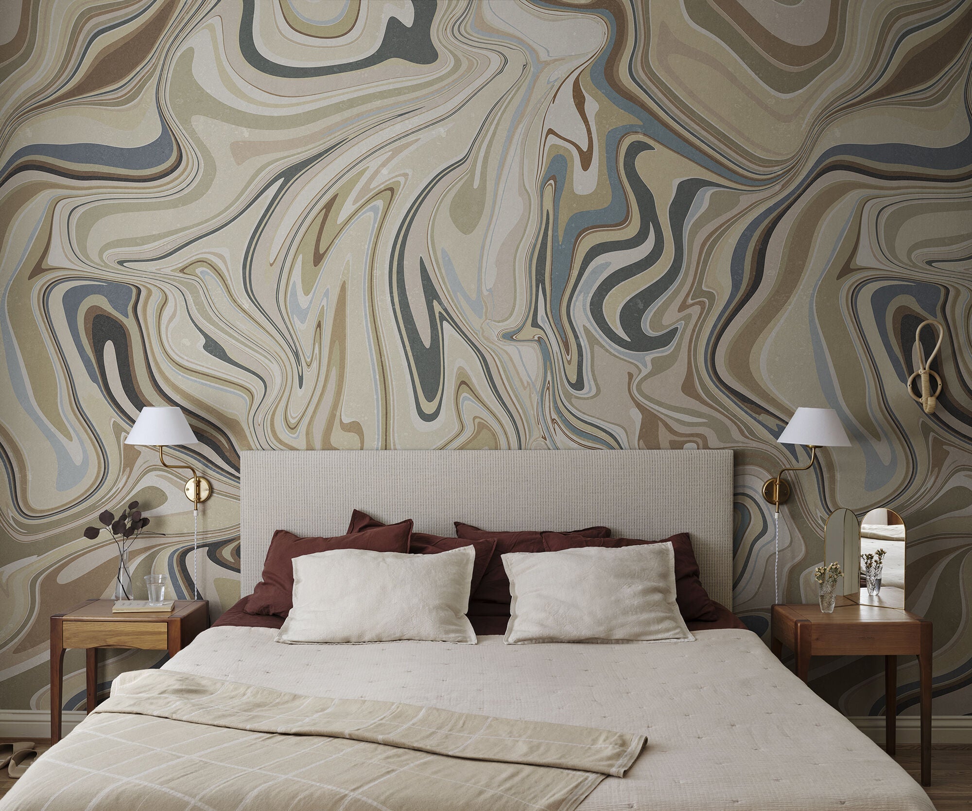 S10348 Clay Klint Mons Klint Mural by Sandberg