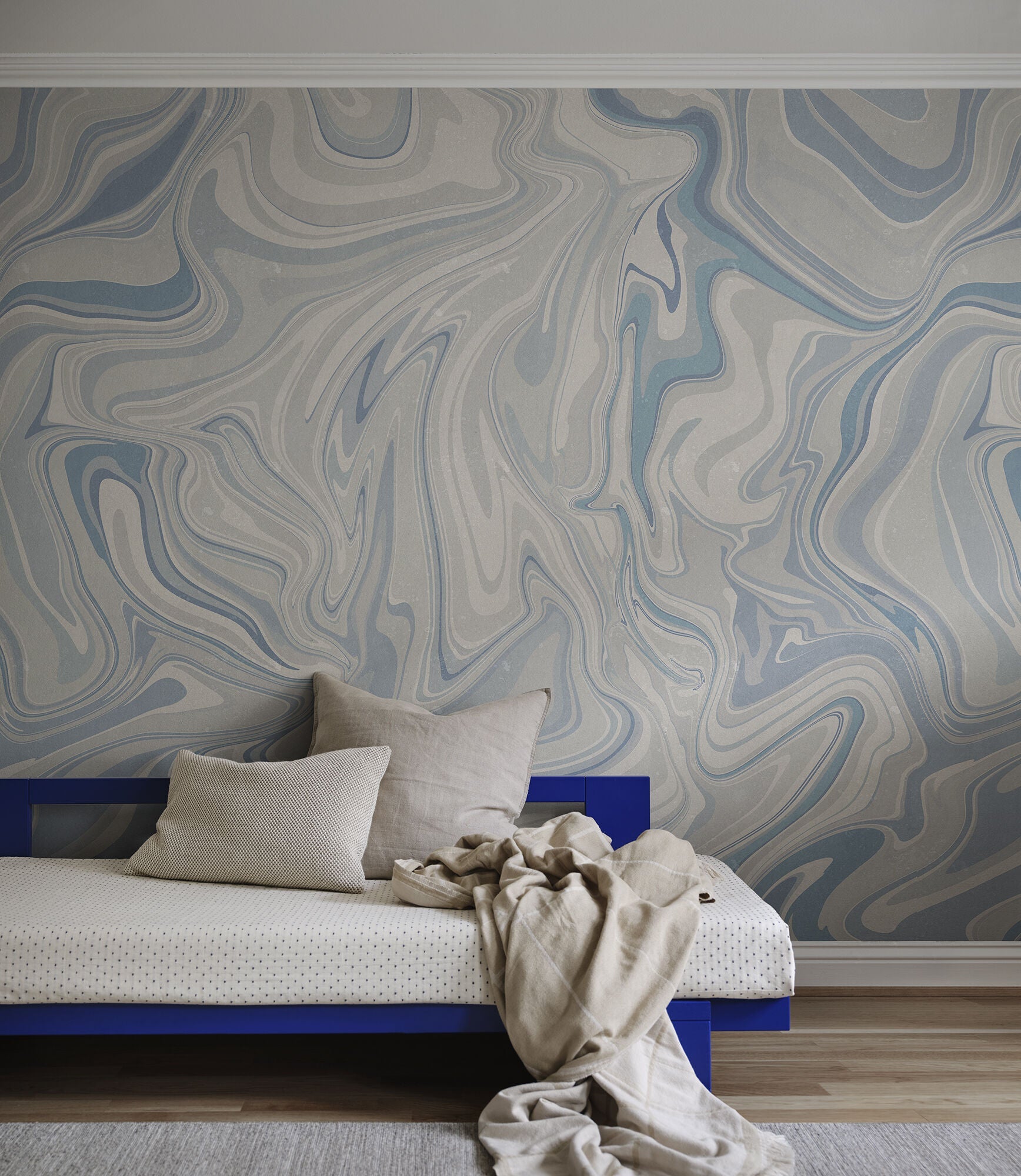 S10350 Misty Blue Klint Mons Klint Mural by Sandberg