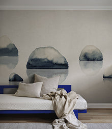 S10352 Indigo Blue Spegel Mons Klint Mural by Sandberg