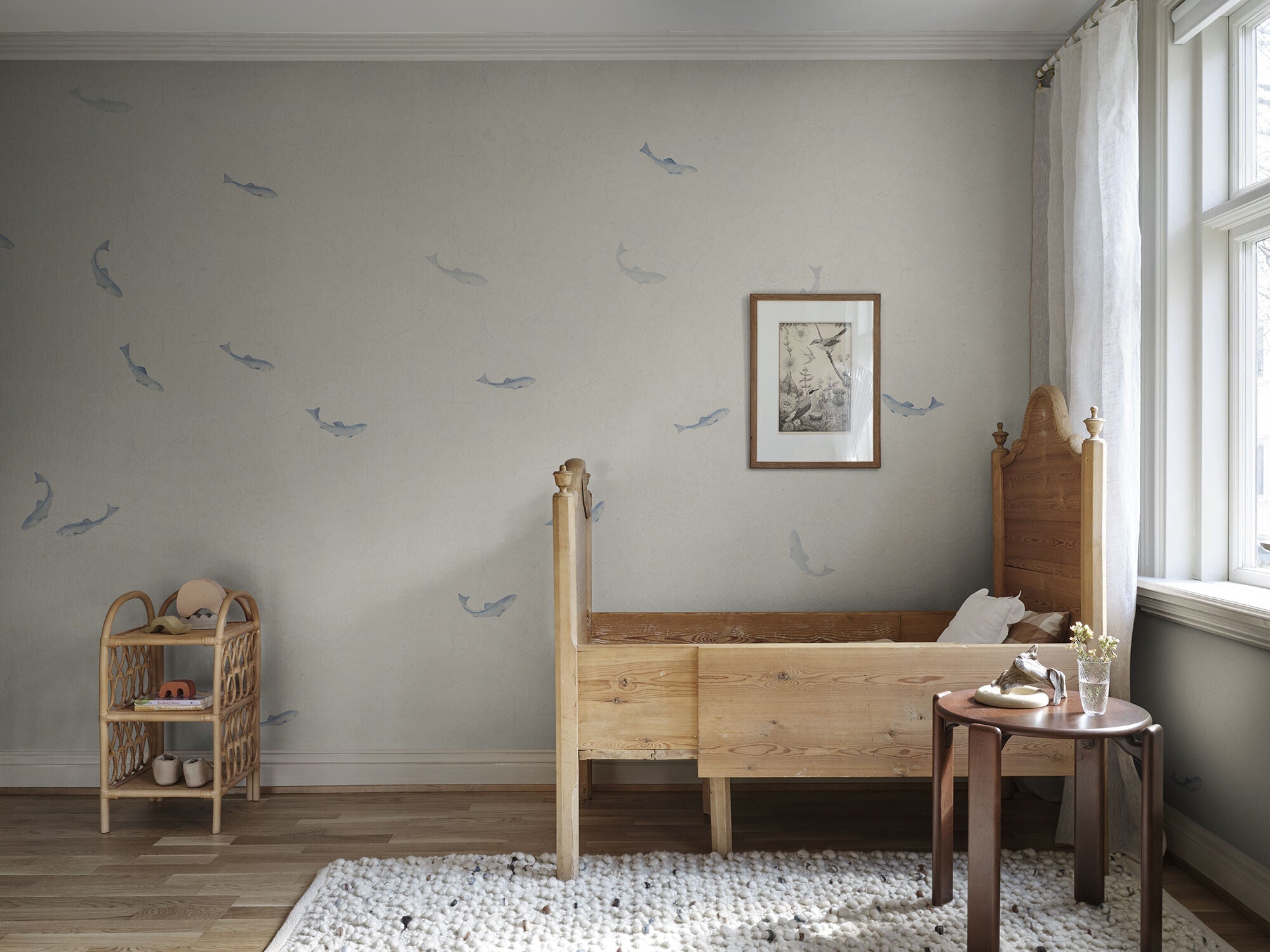 S10353 Misty Blue Hav Mons Klint Mural by Sandberg