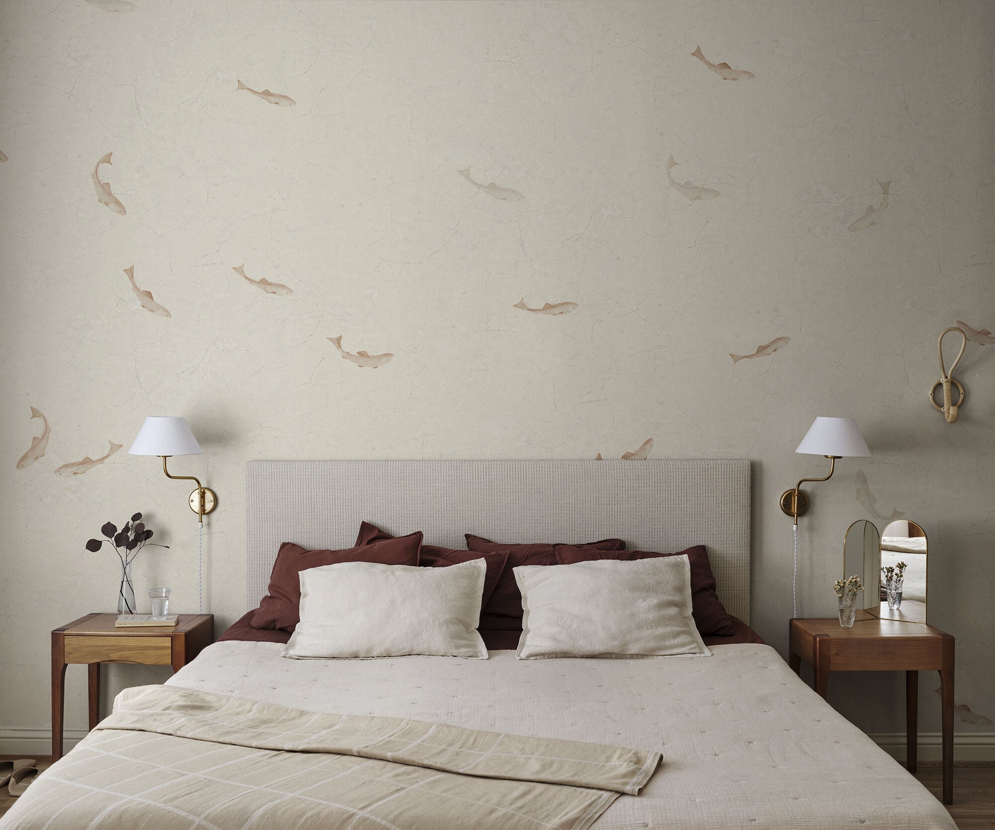 S10354 Terracotta Hav Mons Klint Mural by Sandberg