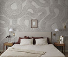 S10357 Graphite Zen Mural Mons Klint Mural by Sandberg