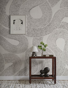 S10357 Graphite Zen Mural Mons Klint Mural by Sandberg