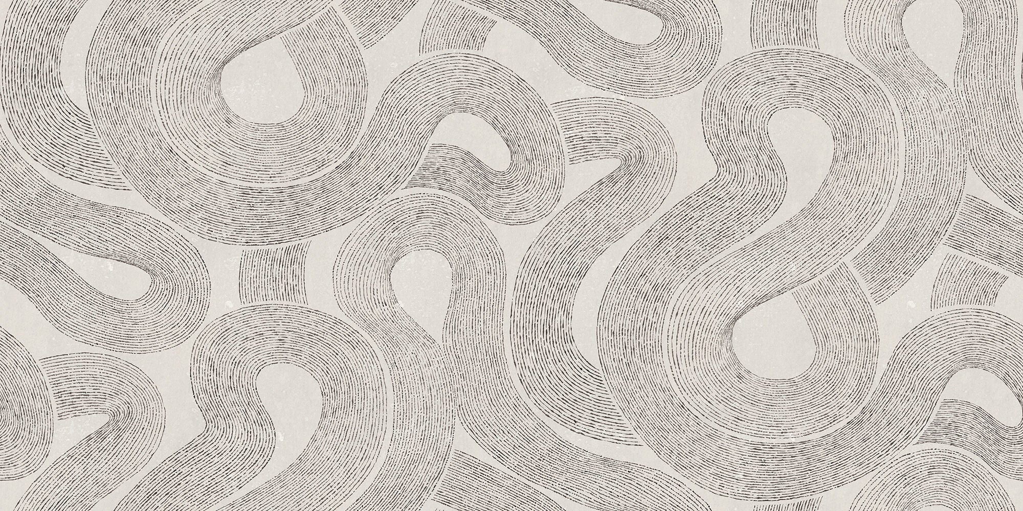 S10357 Graphite Zen Mural Mons Klint Mural by Sandberg
