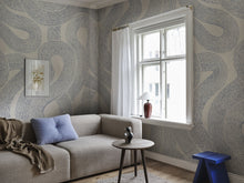 S10359 Indigo Blue Zen Mural Mons Klint Mural by Sandberg