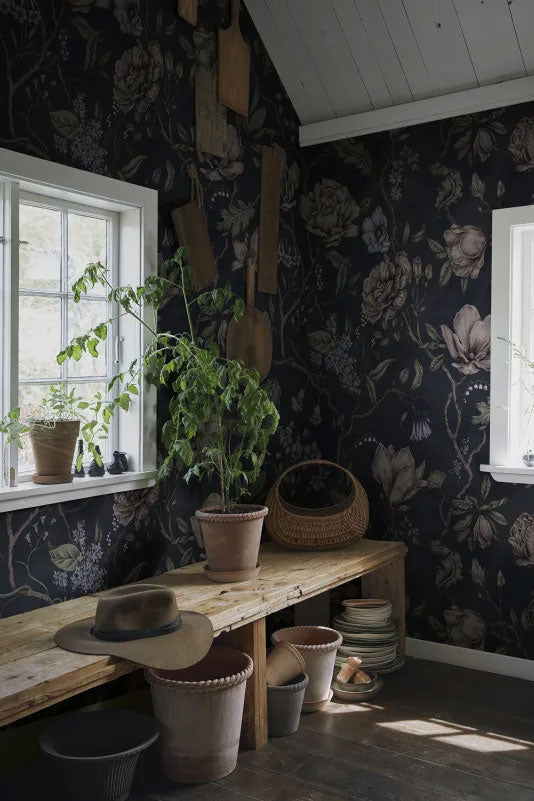 S10362 Dark Blue Belinda Sandberg Edition Mural by Sandberg