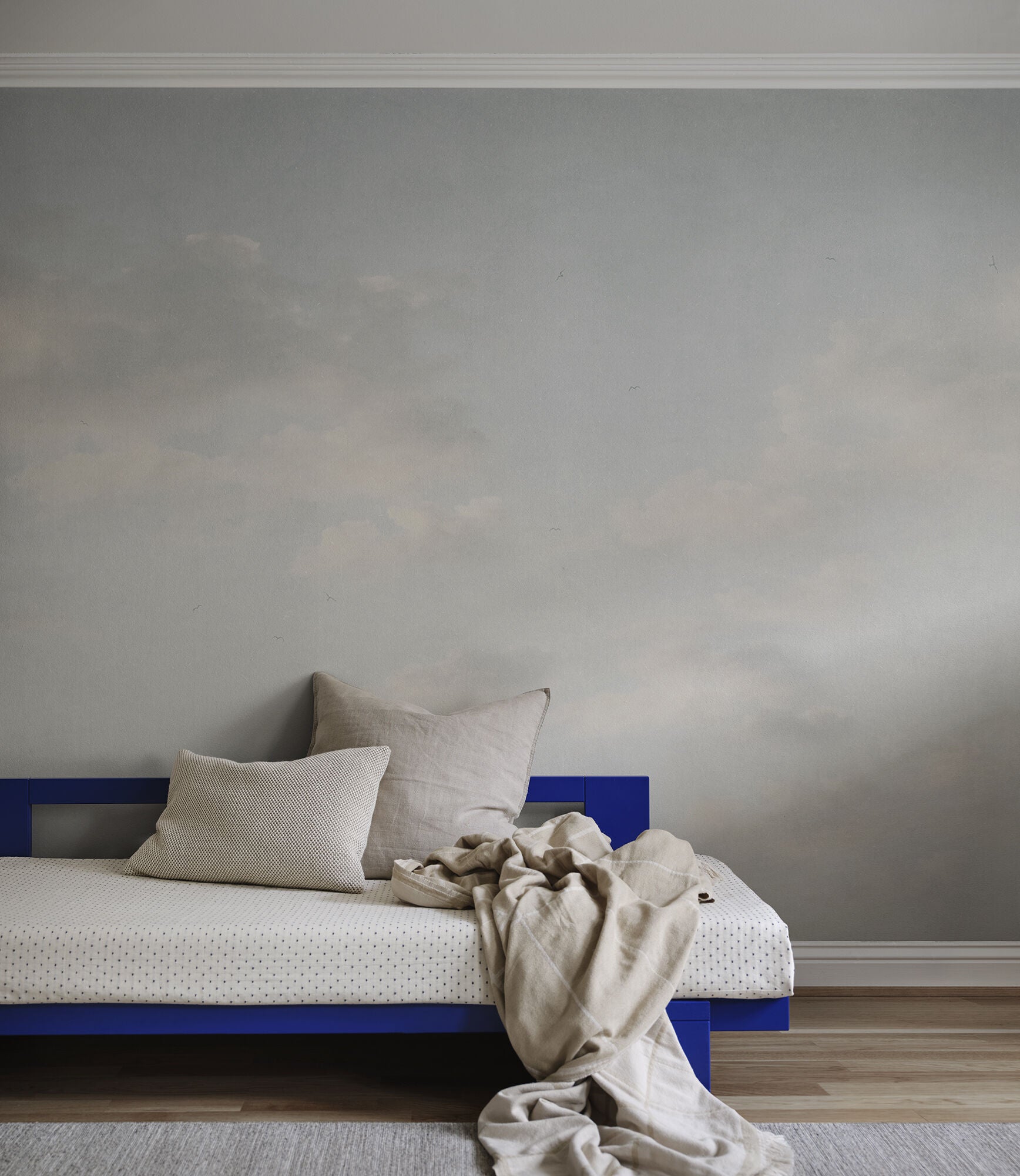 S10366 Light Blue Moln Mons Klint Mural by Sandberg
