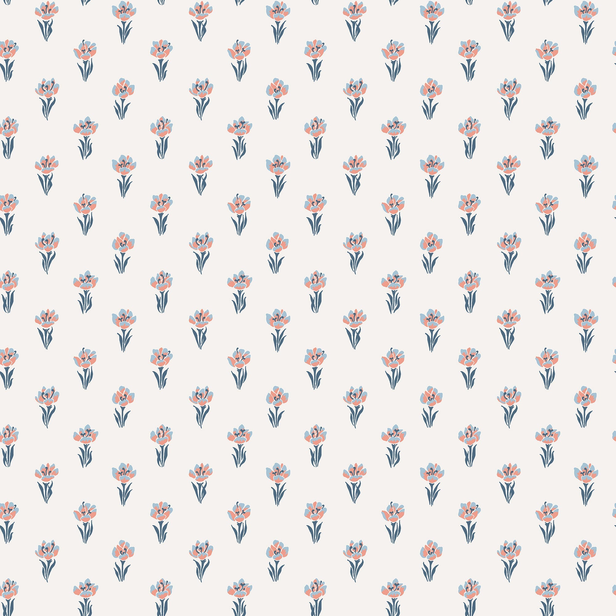 S10372 Blue Betty Tidlösa Wallpaper by Sandberg