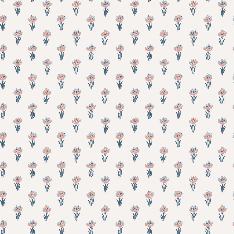 S10372 Blue Betty Tidlösa Wallpaper by Sandberg