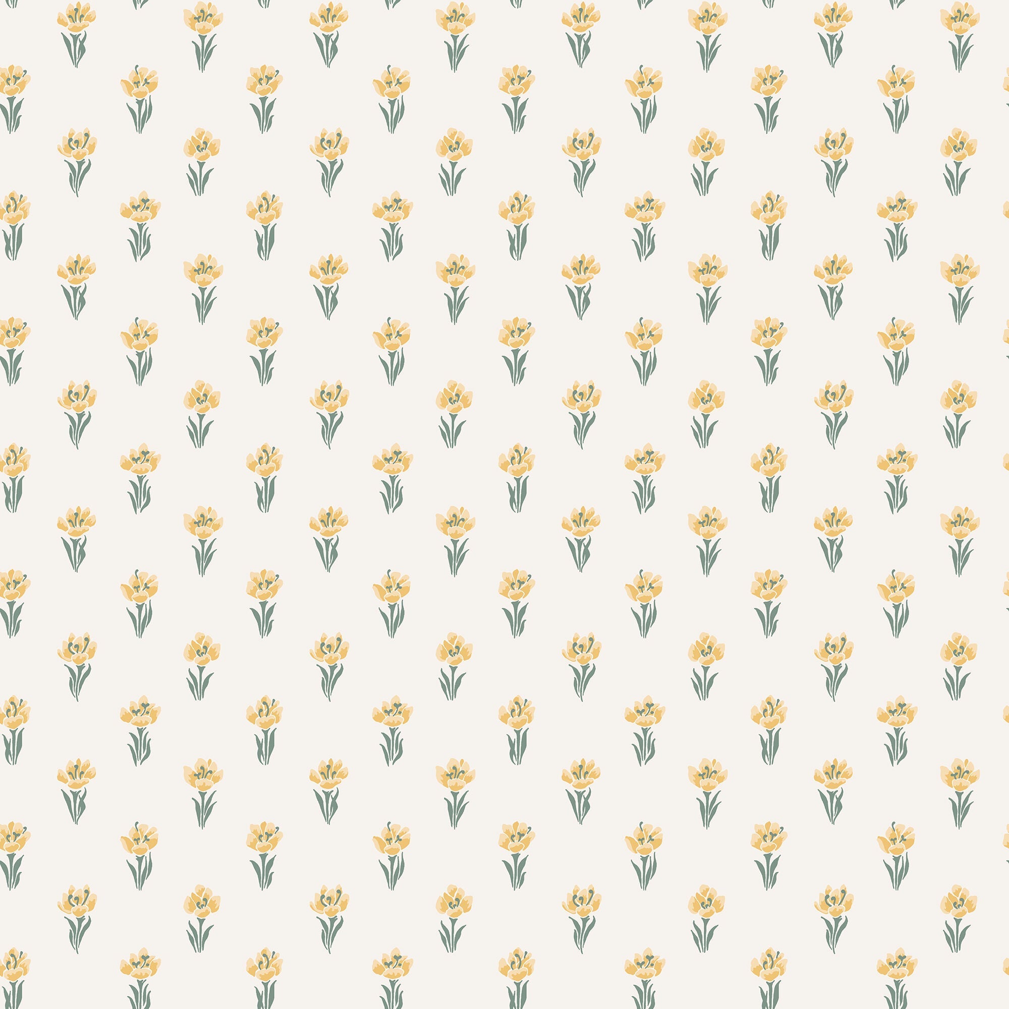 S10373 Yellow Betty Tidlösa Wallpaper by Sandberg