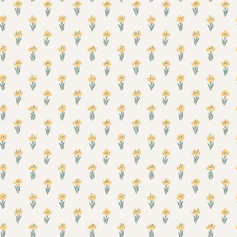 S10373 Yellow Betty Tidlösa Wallpaper by Sandberg