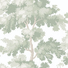 S10381 Light Green Raphael Tidlösa Wallpaper by Sandberg