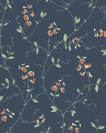 S10385 Classic Blue Sanna Tidlösa Wallpaper by Sandberg