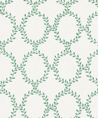 S10389 Green Wilma Tidlösa Wallpaper by Sandberg