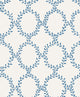 Blue Wilma Tidlösa Wallpaper by Sandberg