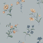 S10393 Misty Blue Hanna Tidlösa Wallpaper by Sandberg