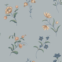 S10393 Misty Blue Hanna Tidlösa Wallpaper by Sandberg