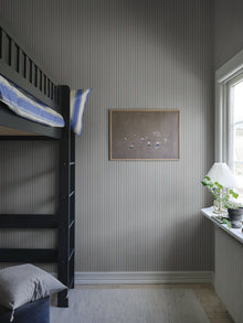 S10397 Sky Blue Linn Tidlösa Wallpaper by Sandberg