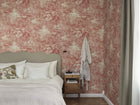 S10401 Red Forest Toile Tidlösa Mural by Sandberg