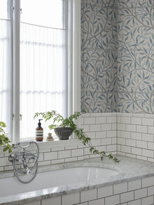 S10406 Misty Blue Emmie Tidlösa Mural by Sandberg