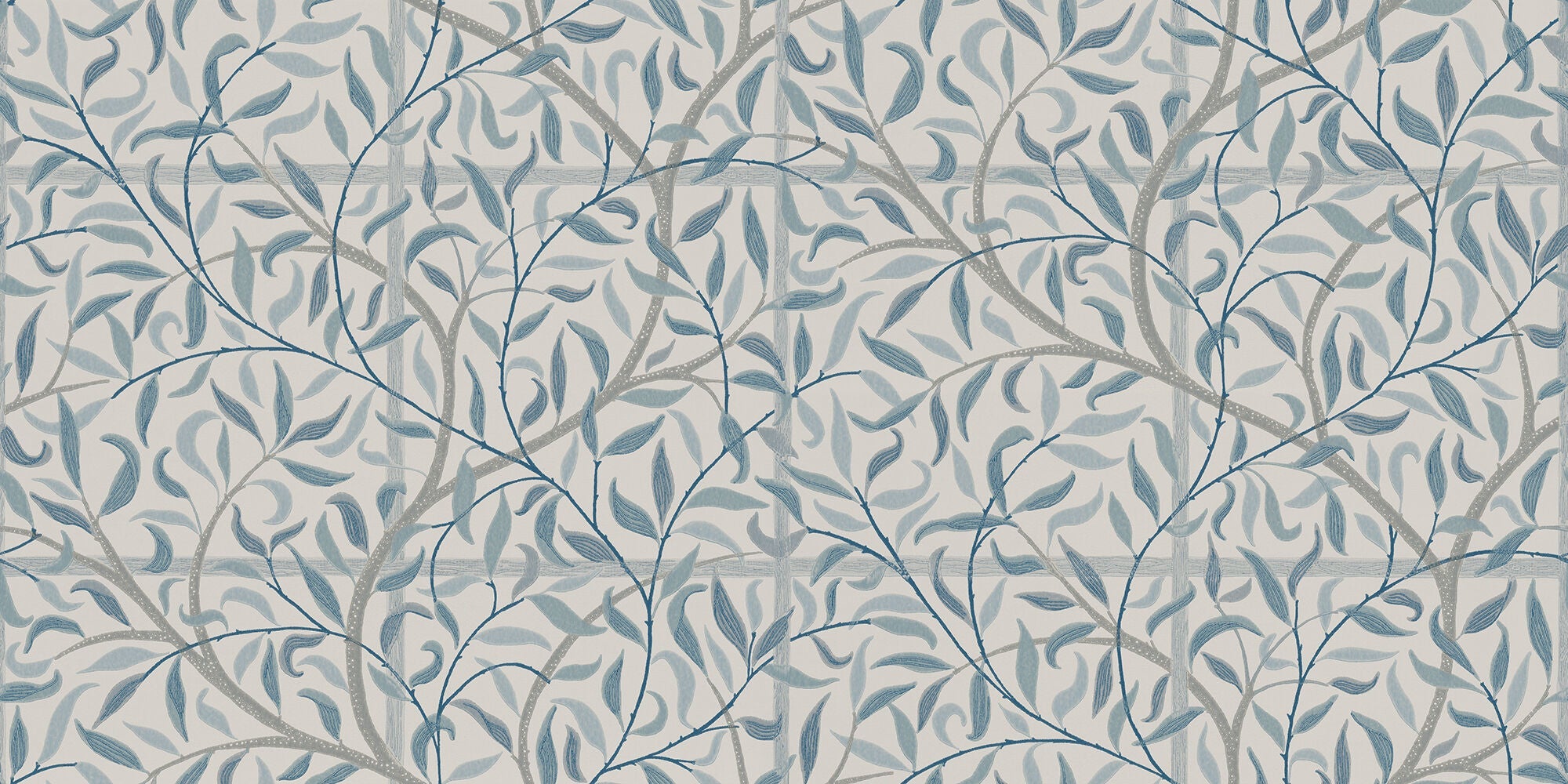 S10406 Misty Blue Emmie Tidlösa Mural by Sandberg