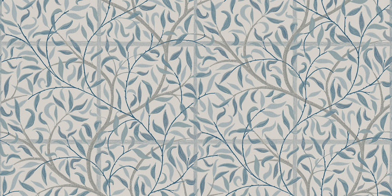 S10406 Misty Blue Emmie Tidlösa Mural by Sandberg