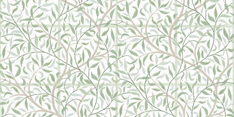 S10407 Spring Green Emmie Tidlösa Mural by Sandberg