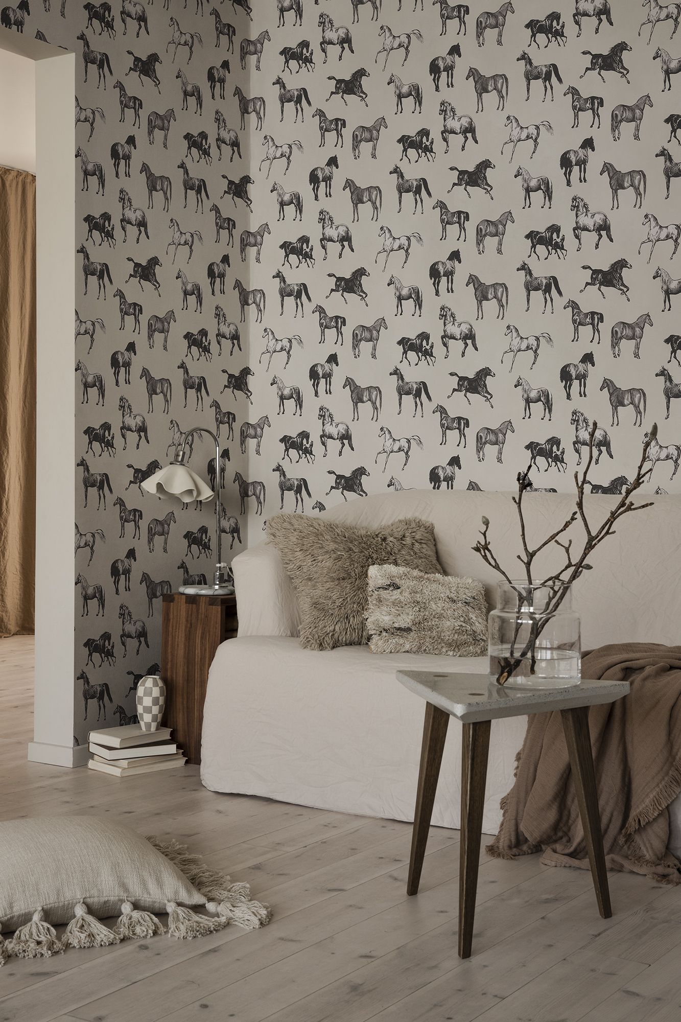 S10411 Graphite Colette Sandberg Edition Mural by Sandberg