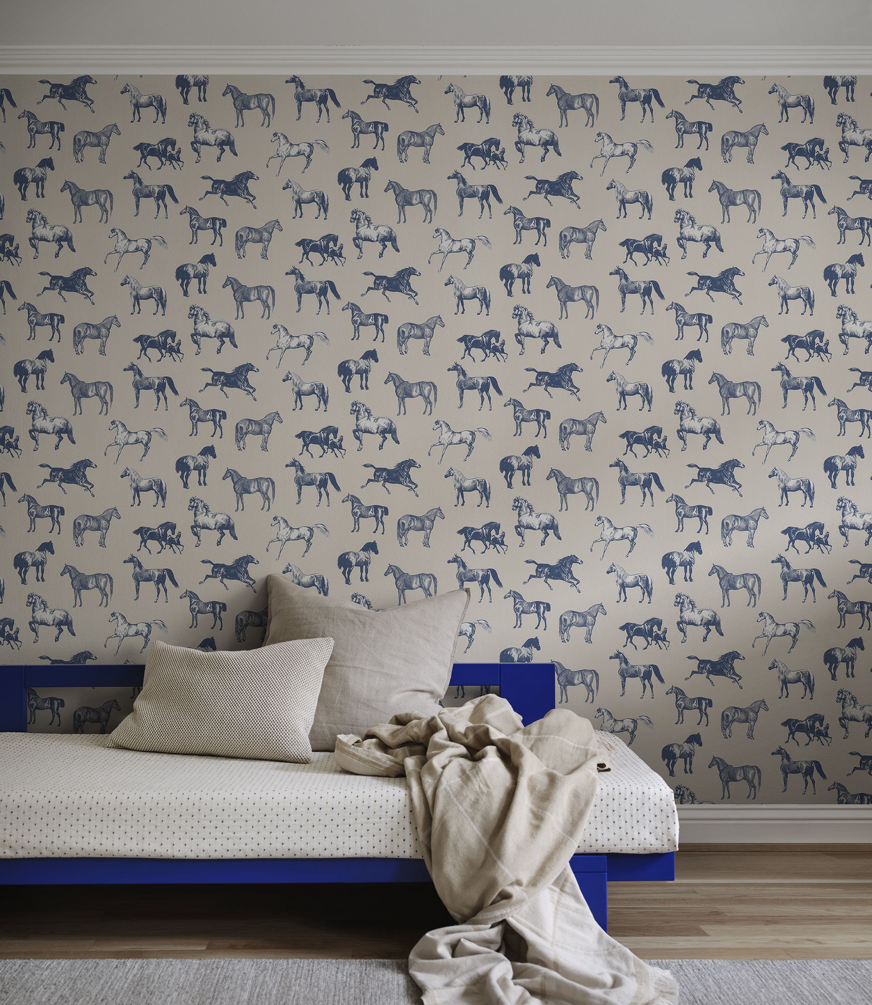 S10413 Blue Colette Sandberg Edition Mural by Sandberg