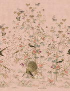 S10417 Pink Chinoiserie Garden Chinoiserie Garden Mural by Sandberg