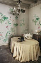 S10420 Green Bamboo Grove Chinoiserie Garden Mural by Sandberg