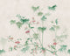 Green Bamboo Grove Chinoiserie Garden Mural by Sandberg