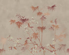 S10421 Clay Bamboo Grove Chinoiserie Garden Mural by Sandberg