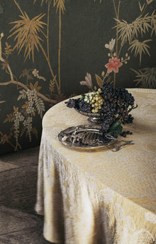 S10423 Dark Bamboo Grove Chinoiserie Garden Mural by Sandberg