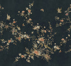 S10428 Midnight Blue Bloom Chinoiserie Garden Mural by Sandberg