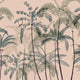 Pink Louie Palm Garden Mural by Sandberg